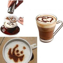 Cake Duster Templates Coffee Accessories