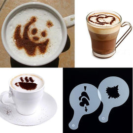 Cake Duster Templates Coffee Accessories
